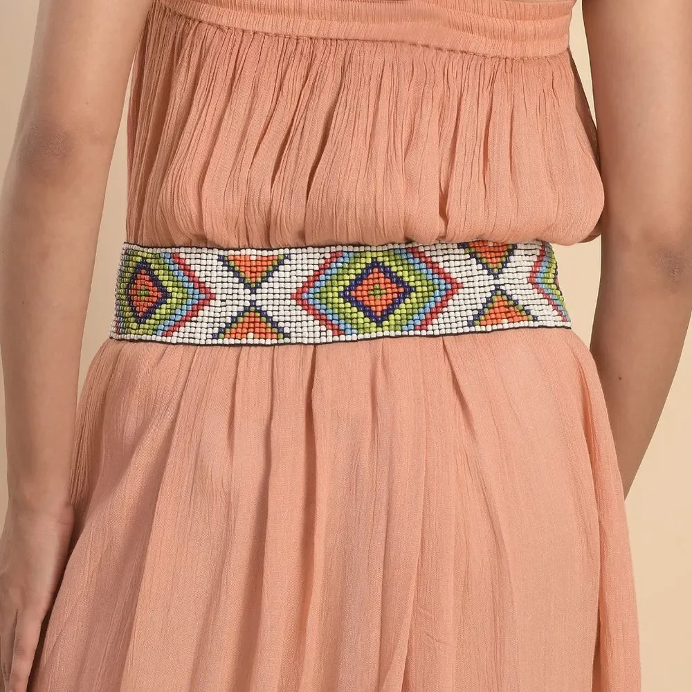 Handmade Southwestern Beaded Belt